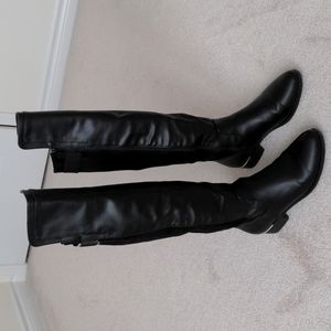 Call it Spring, over the knee black boot, size 8.5